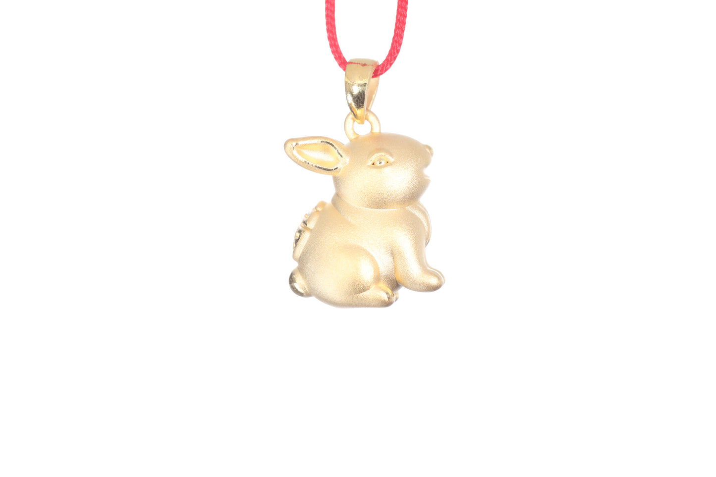 24K Gold Rabbit Pendant