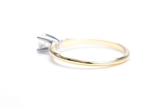 1/4 Carat Solitaire Engagement Ring in 14K Yellow Gold