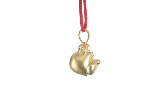 24K Gold Dog Pendant