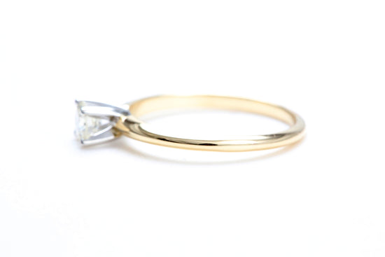 1/4 Carat Solitaire Engagement Ring in 14K Yellow Gold