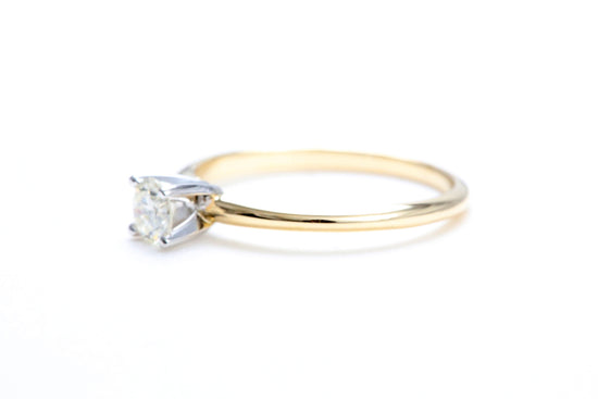 1/4 Carat Solitaire Engagement Ring in 14K Yellow Gold