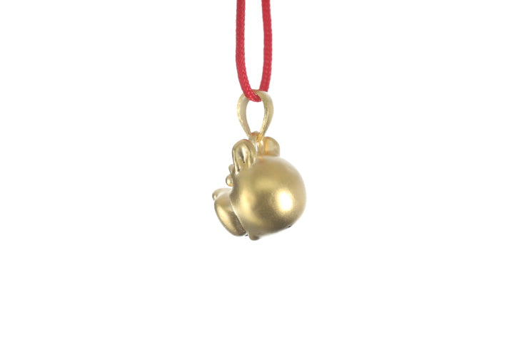 24K Gold Dog Pendant