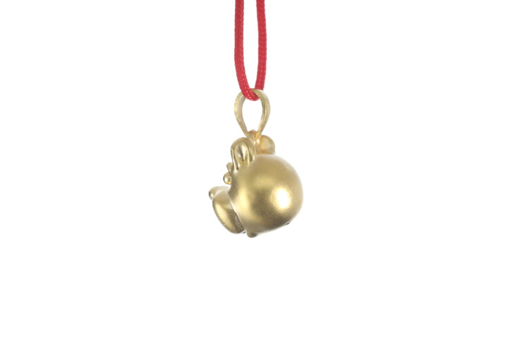 24K Gold Dog Pendant