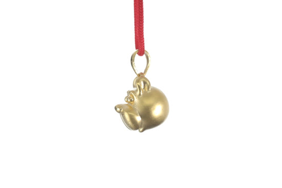 24K Gold Dog Pendant