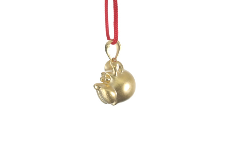 24K Gold Dog Pendant