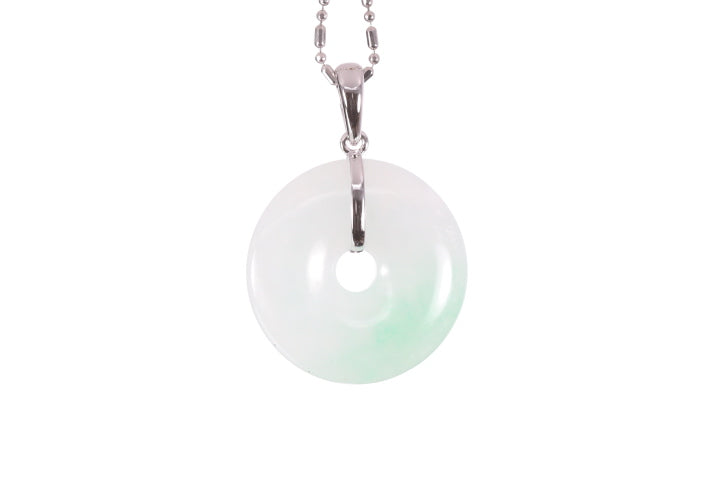 Jadeite Bi Pendant 18KW