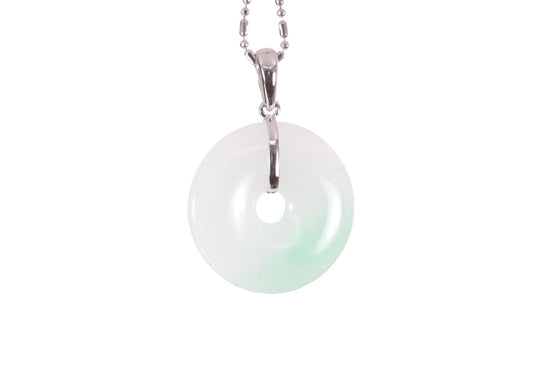 Jadeite Bi Pendant 18KW