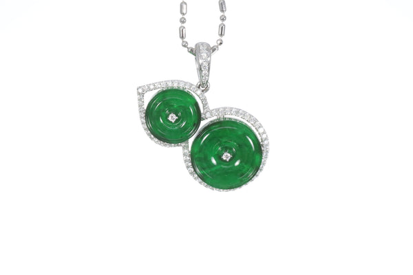 Jadeite Gourd Pendant