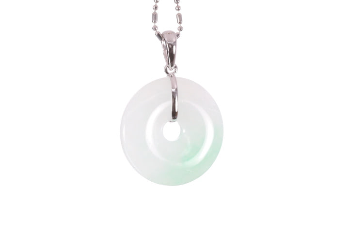 Jadeite Bi Pendant 18KW