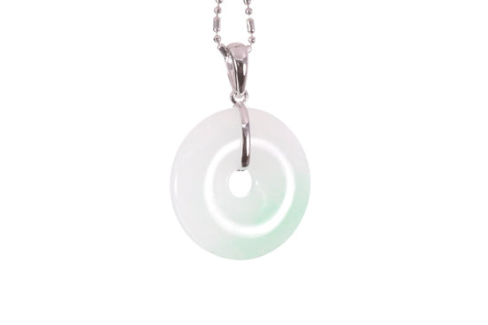 Jadeite Bi Pendant 18KW