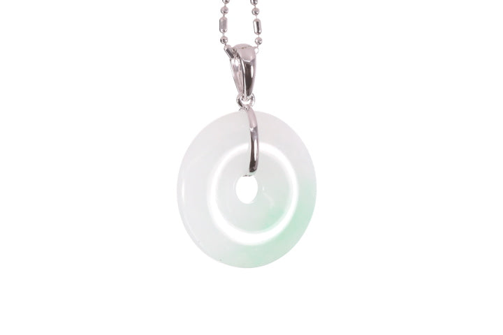 Jadeite Bi Pendant 18KW