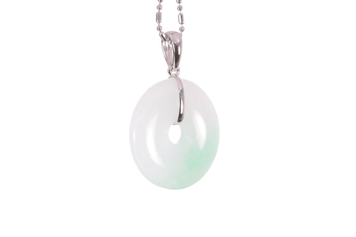 Jadeite Bi Pendant 18KW