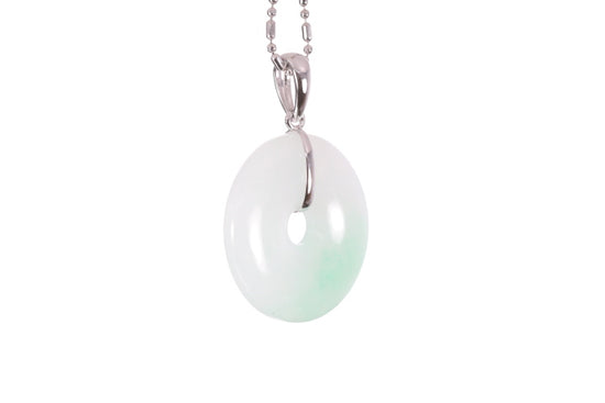 Jadeite Bi Pendant 18KW