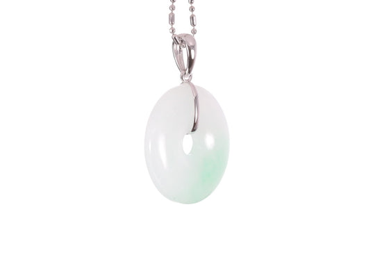 Jadeite Bi Pendant 18KW