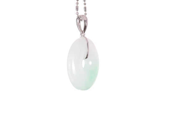 Jadeite Bi Pendant 18KW