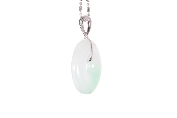 Jadeite Bi Pendant 18KW