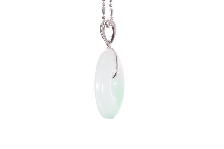 Jadeite Bi Pendant 18KW