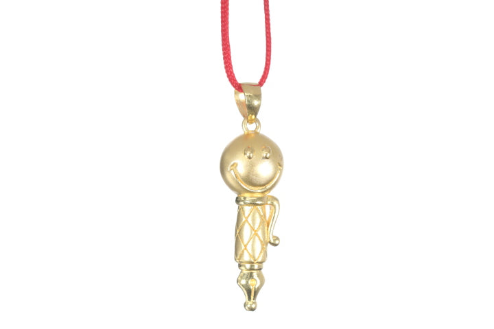24K Gold Pen Pendant