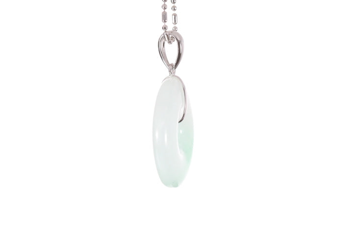 Jadeite Bi Pendant 18KW