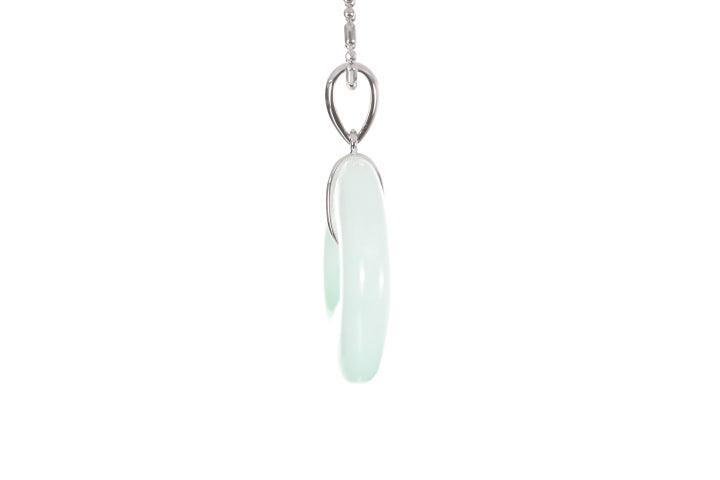 Jadeite Bi Pendant 18KW