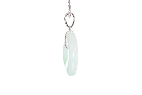 Jadeite Bi Pendant 18KW