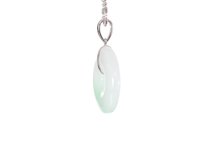 Jadeite Bi Pendant 18KW