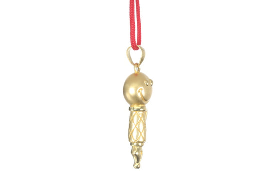 24K Gold Pen Pendant