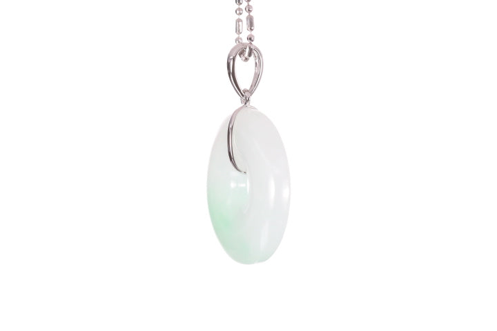 Jadeite Bi Pendant 18KW