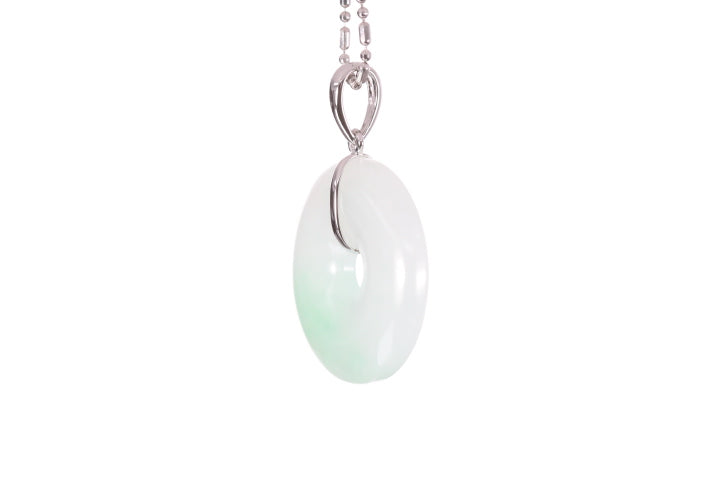 Jadeite Bi Pendant 18KW