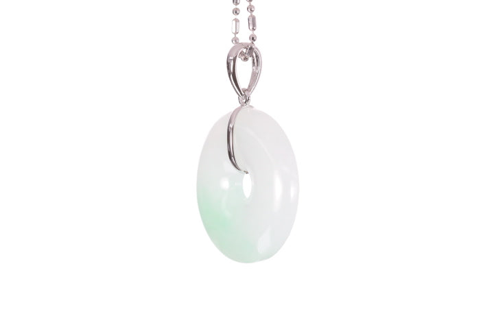 Jadeite Bi Pendant 18KW