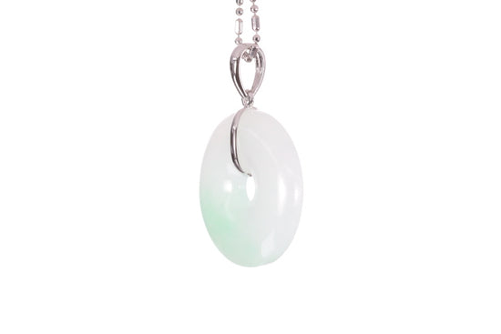 Jadeite Bi Pendant 18KW