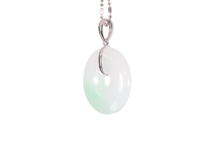 Jadeite Bi Pendant 18KW