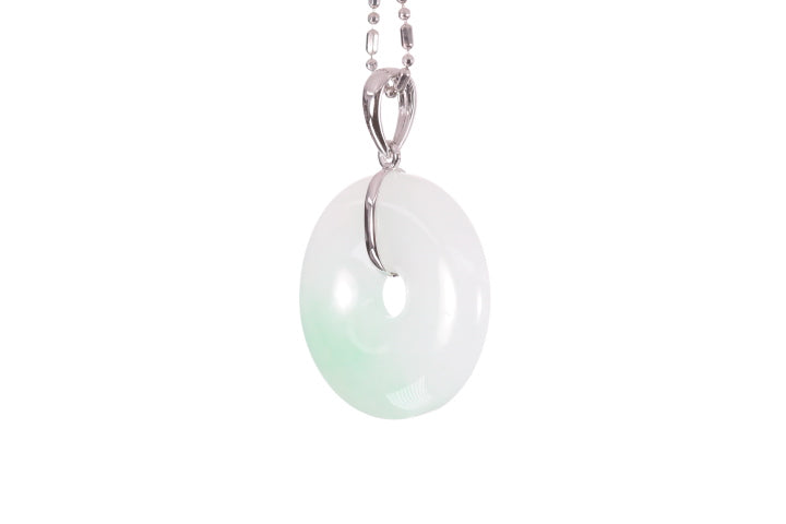 Jadeite Bi Pendant 18KW