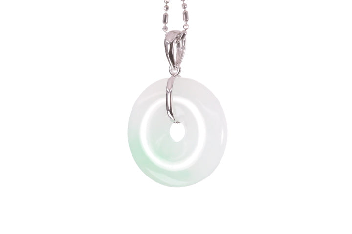 Jadeite Bi Pendant 18KW