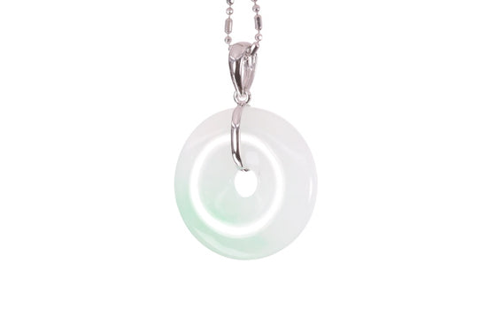 Jadeite Bi Pendant 18KW