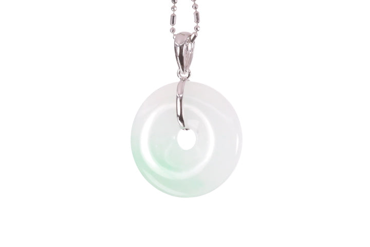 Jadeite Bi Pendant 18KW