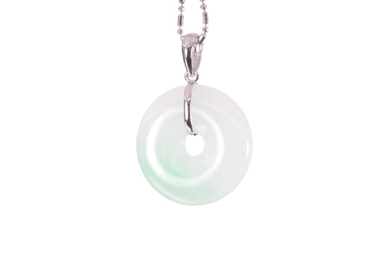 Jadeite Bi Pendant 18KW