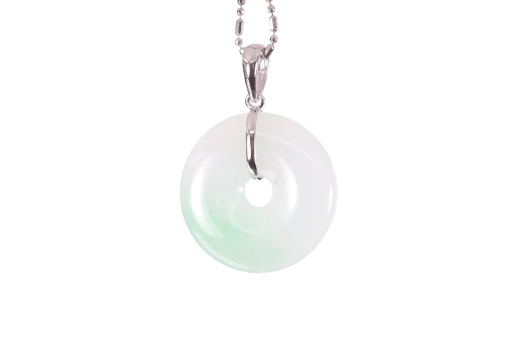 Jadeite Bi Pendant 18KW