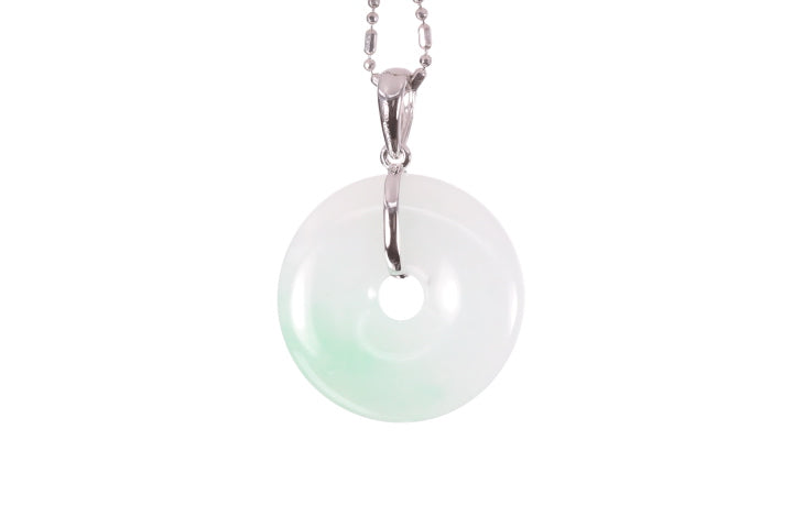 Jadeite Bi Pendant 18KW