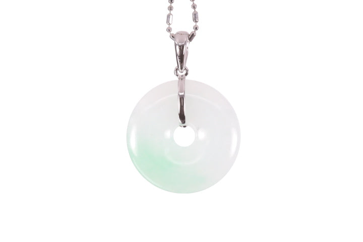 Jadeite Bi Pendant 18KW