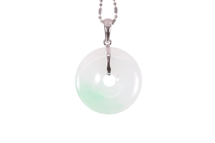 Jadeite Bi Pendant 18KW