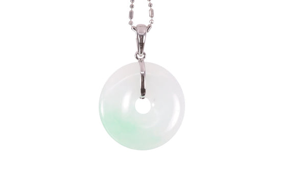 Jadeite Bi Pendant 18KW