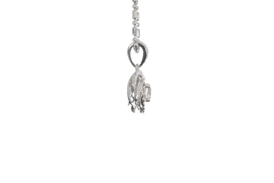 Medium Diamond Love Knot Pendant