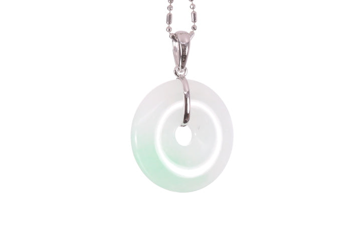 Jadeite Bi Pendant 18KW