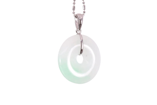 Jadeite Bi Pendant 18KW