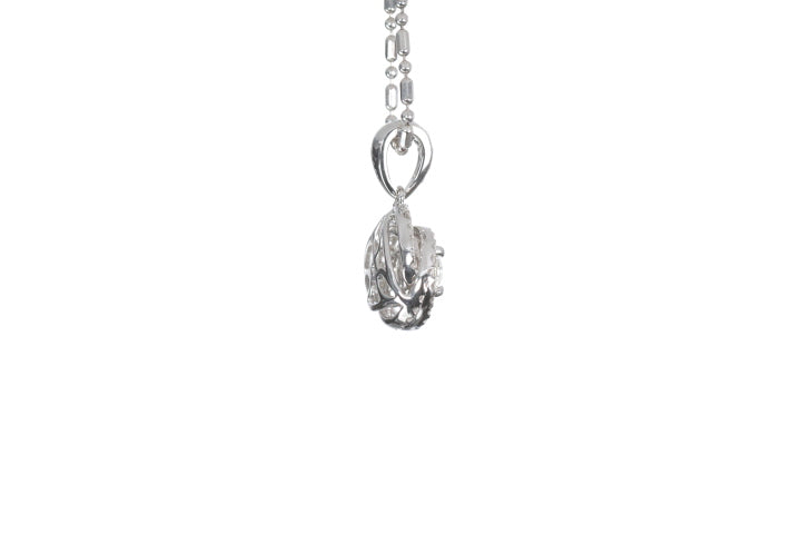 Medium Diamond Love Knot Pendant