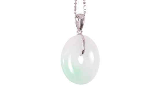 Jadeite Bi Pendant 18KW