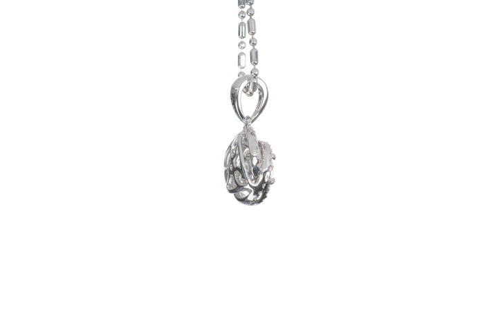 Medium Diamond Love Knot Pendant