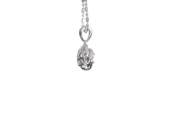 Medium Diamond Love Knot Pendant
