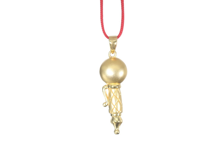 24K Gold Pen Pendant